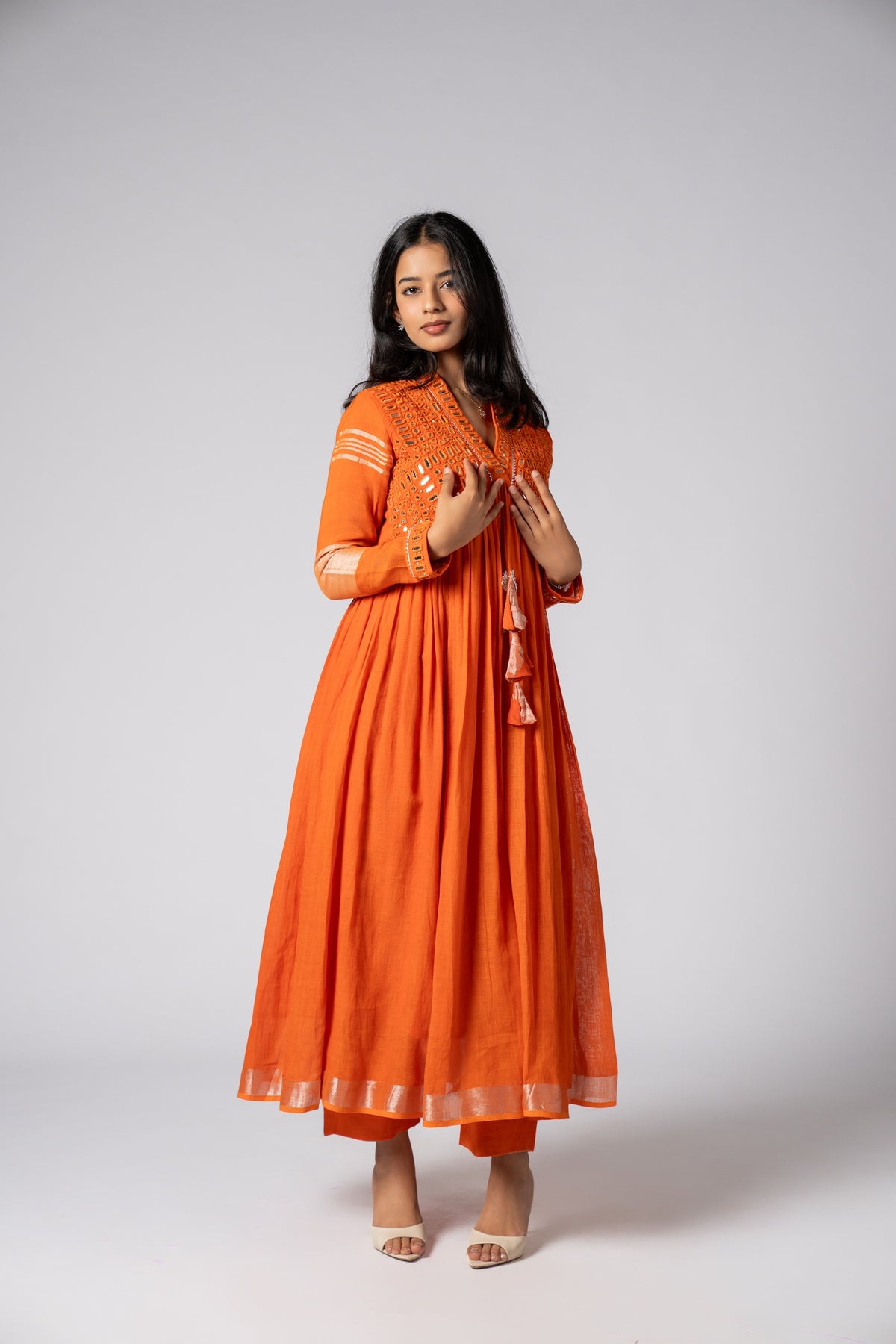 Mahveen Rang Pant Kurta Set