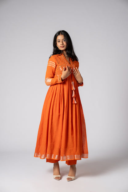 Mahveen Rang Pant Kurta Set