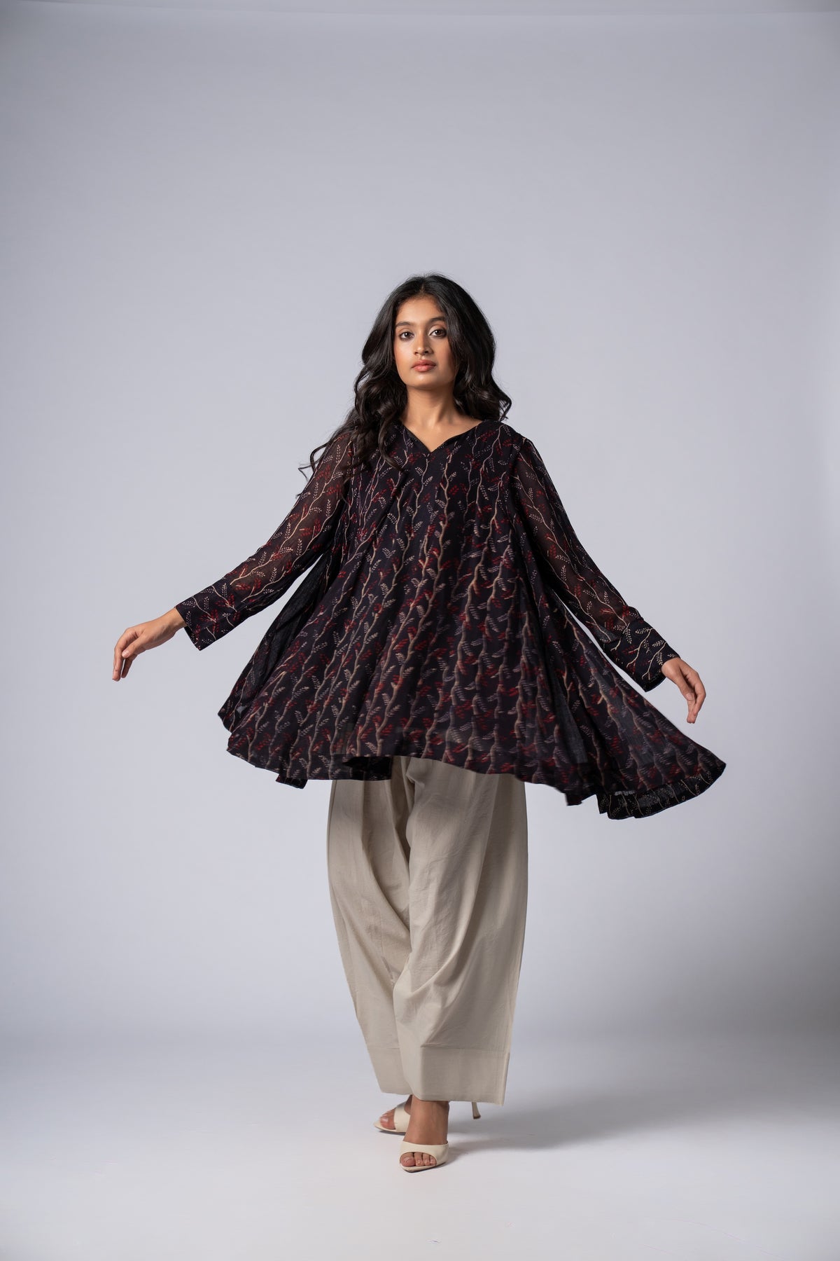 Neelraaz Flare Kurta