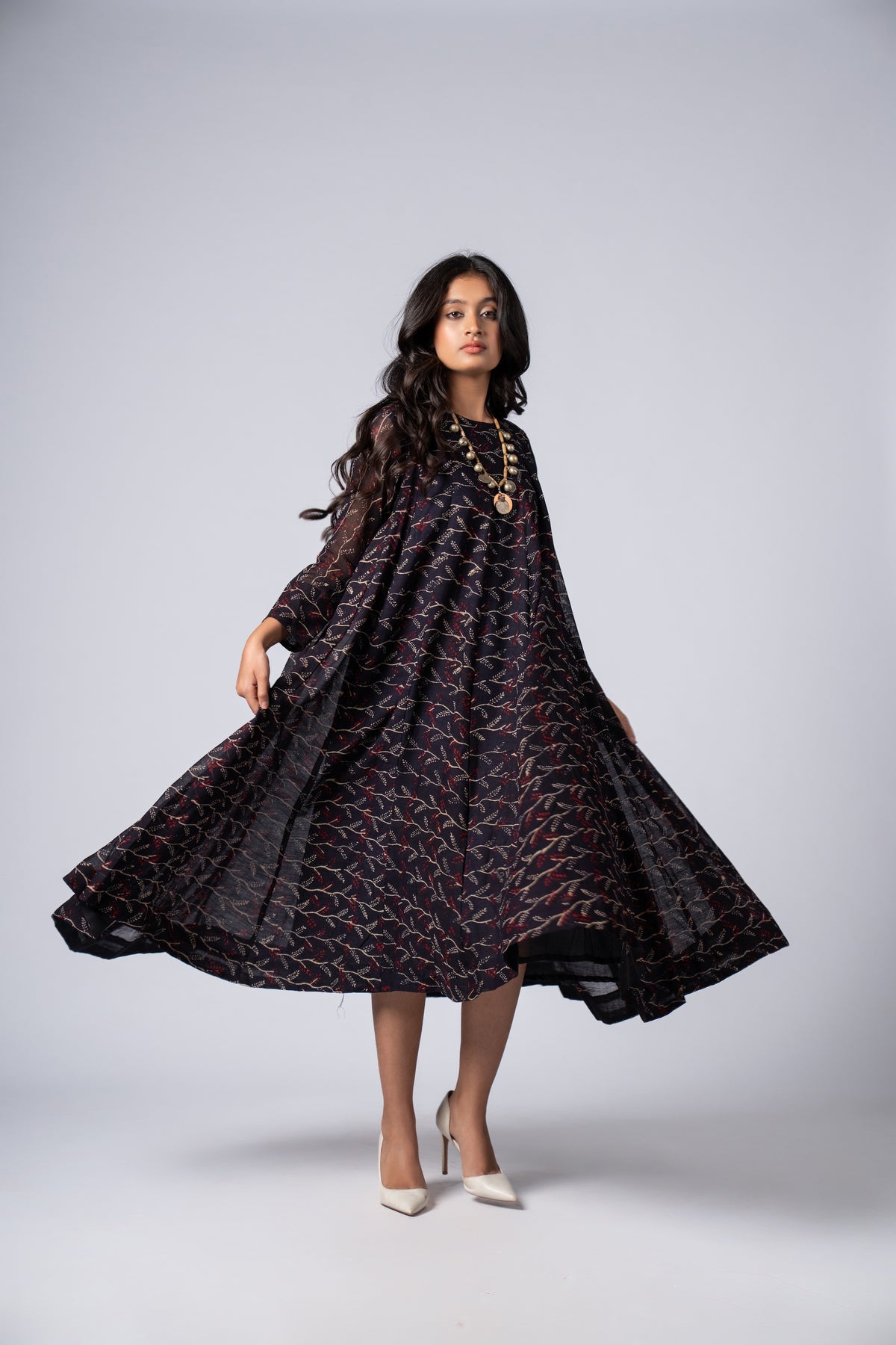 Neelraaz Noir Flare Dress