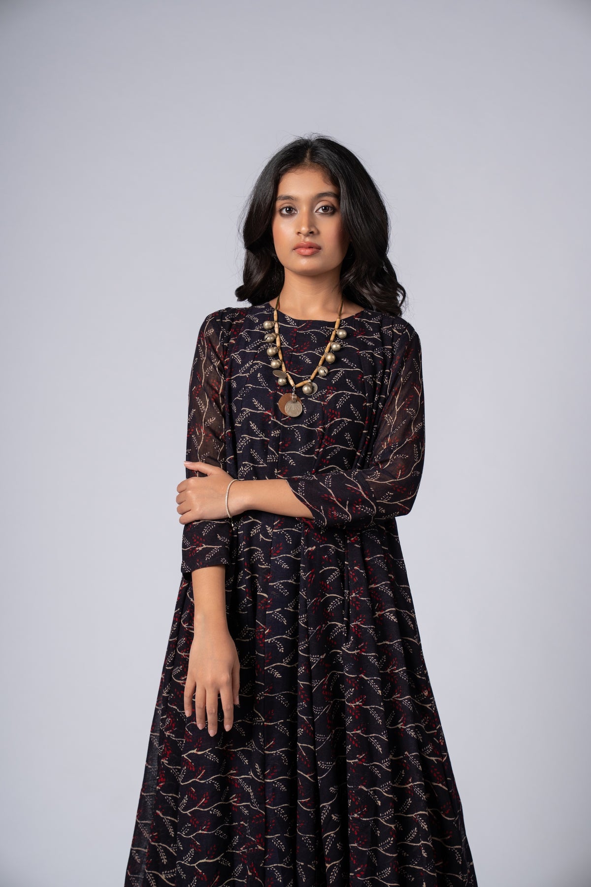 Neelraaz Noir Flare Dress