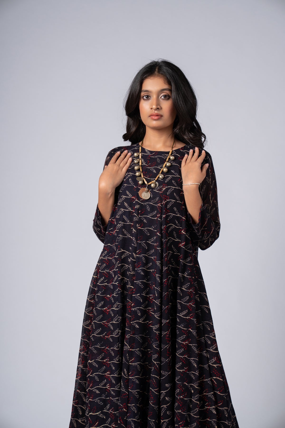 Neelraaz Noir Flare Dress