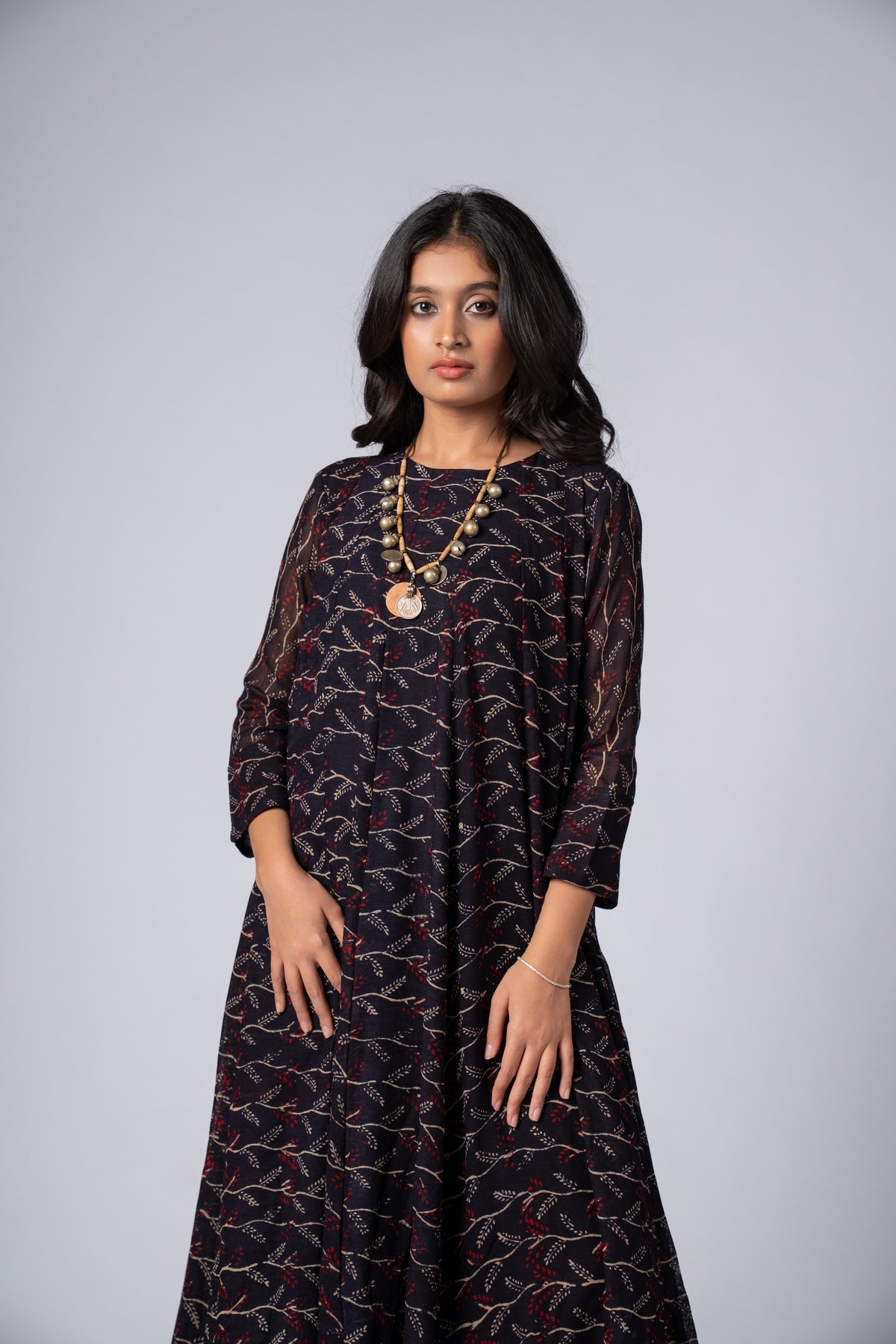 Neelraaz Noir Flare Dress