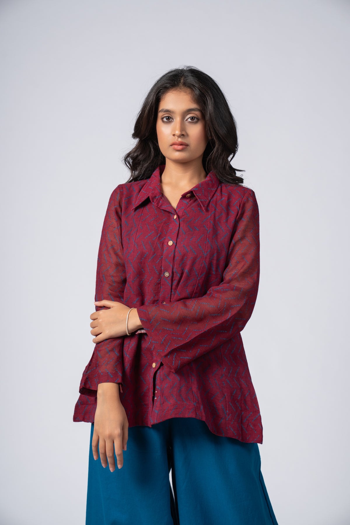 Raqm Linen Shirt