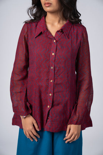 Raqm Linen Shirt