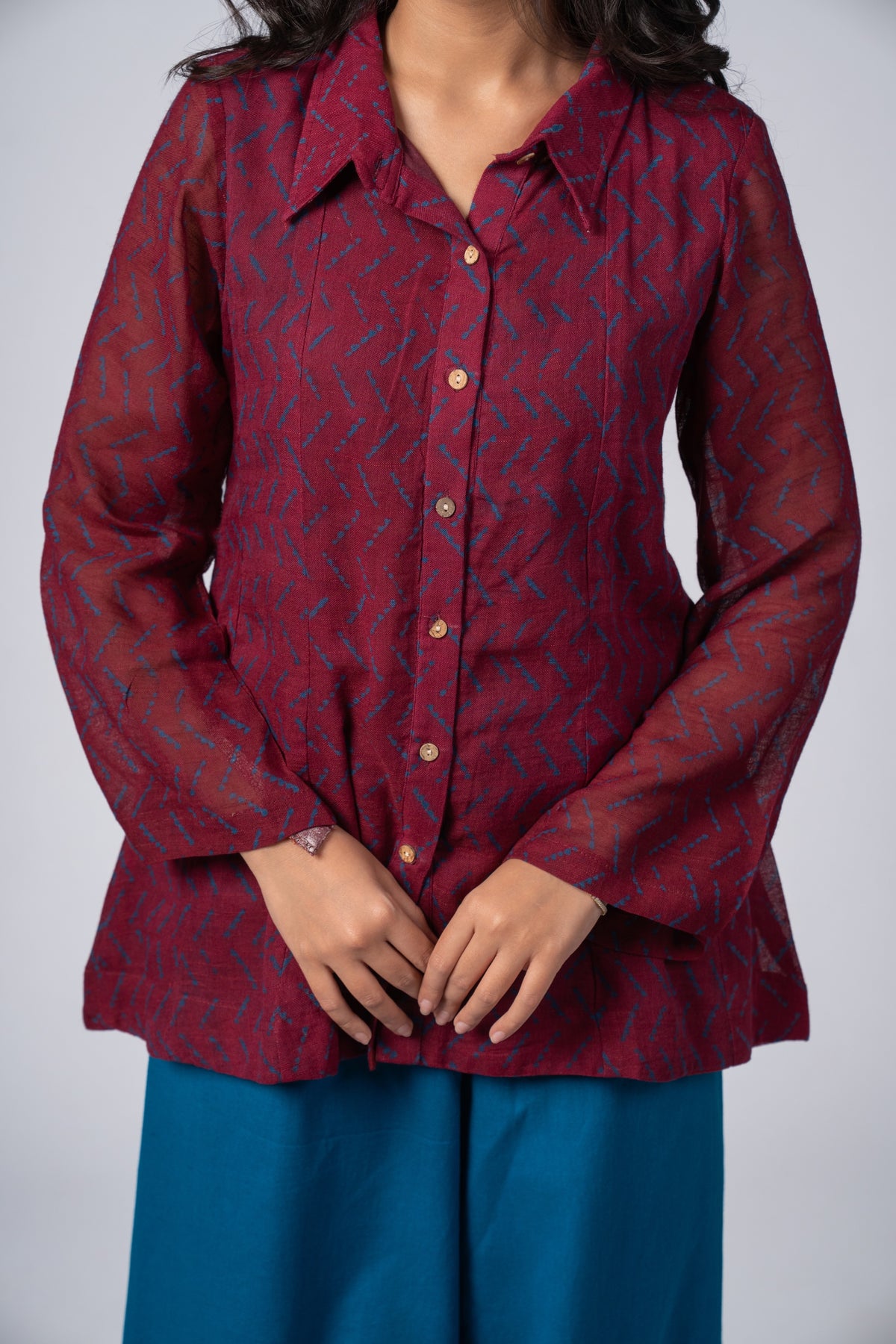 Raqm Linen Shirt