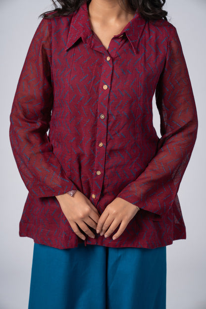 Raqm Linen Shirt