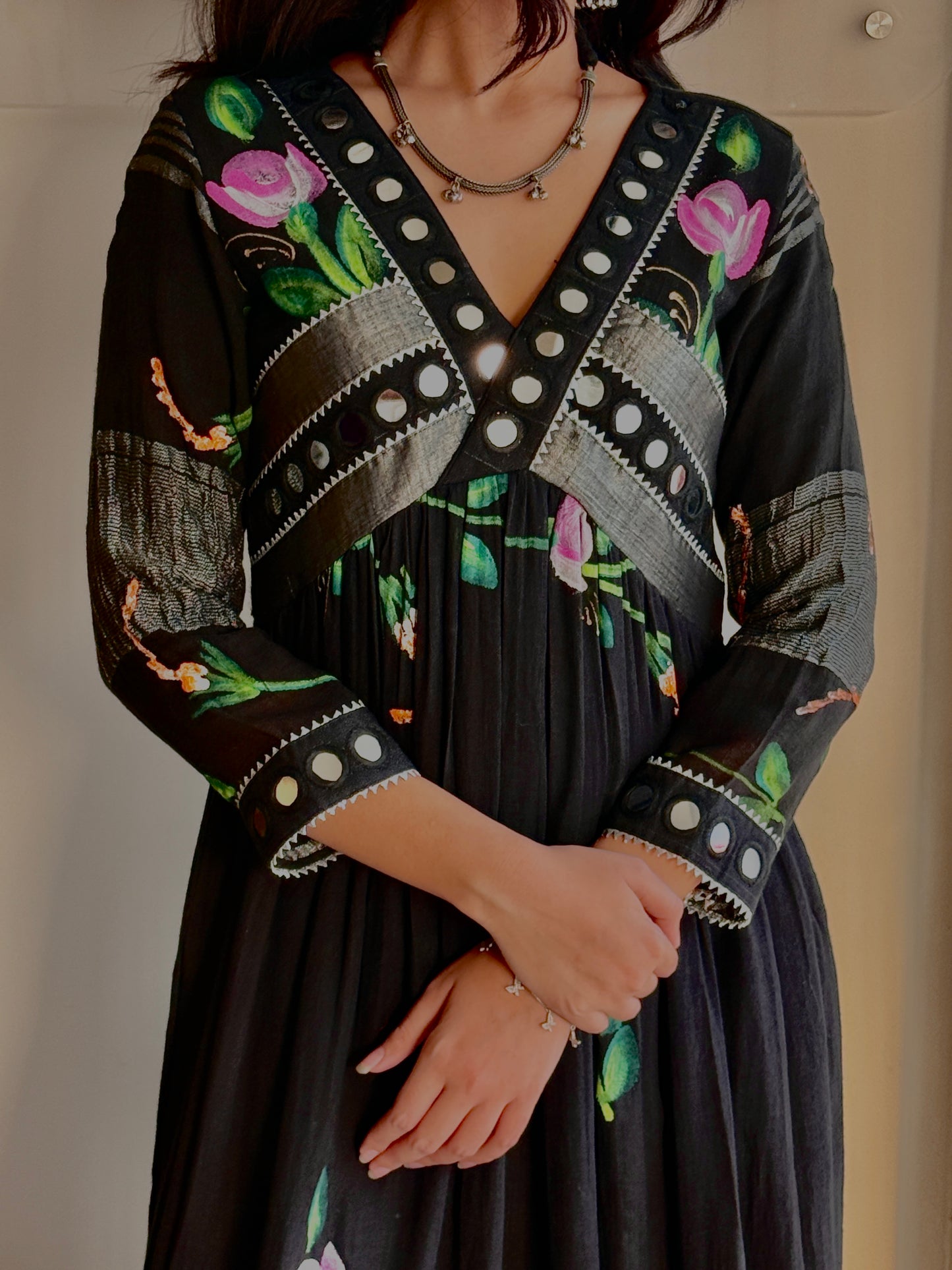 Liora Brush Painted Pant Kurta Set