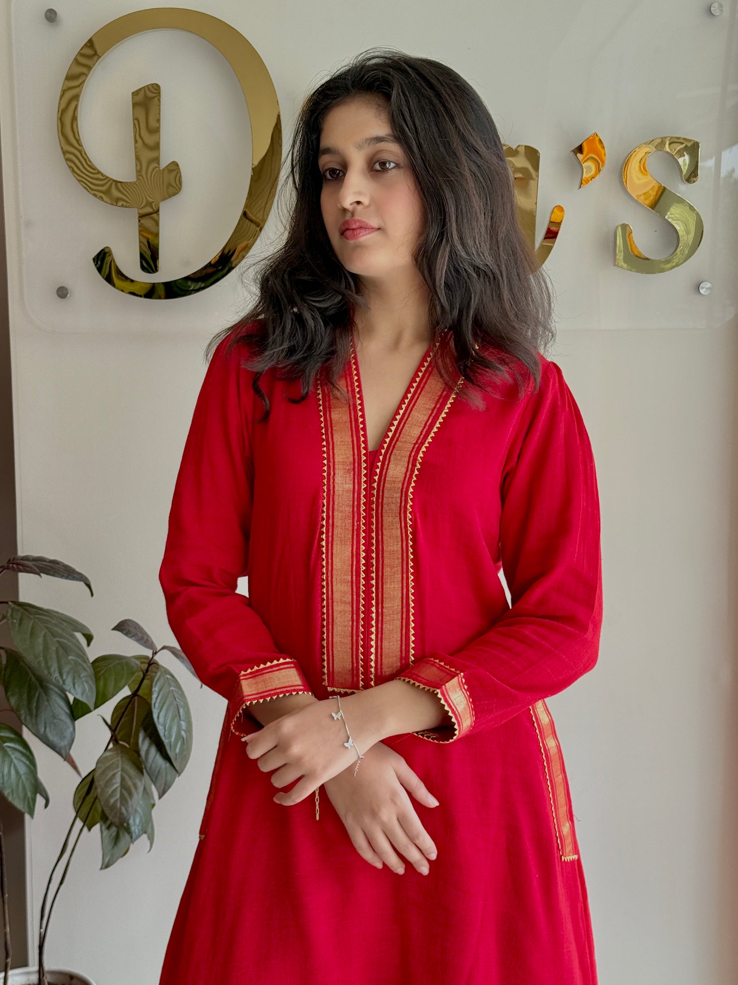 Ruhani – Pure Linen Dhoti Pant & Kurta Set