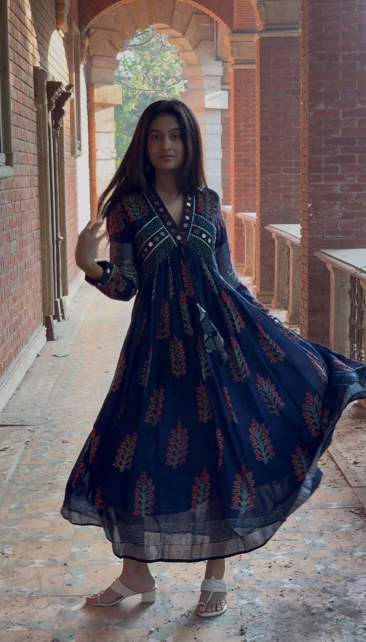 Aafreen Mirror Flare Dress