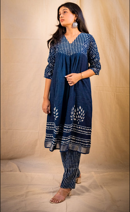 Indigo Pant Kurta Set